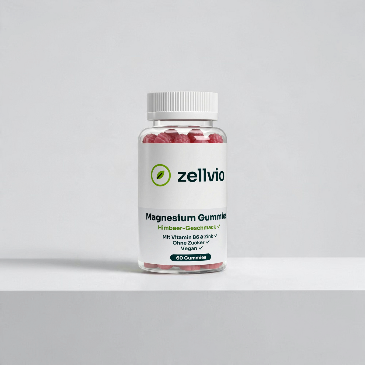Zellvio Magnesium Gummies Dose Vorderseite